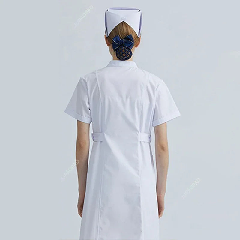 Women's Medical Uniform Dress for Nurses, Lab Technicians, and Beauty Salon Staff