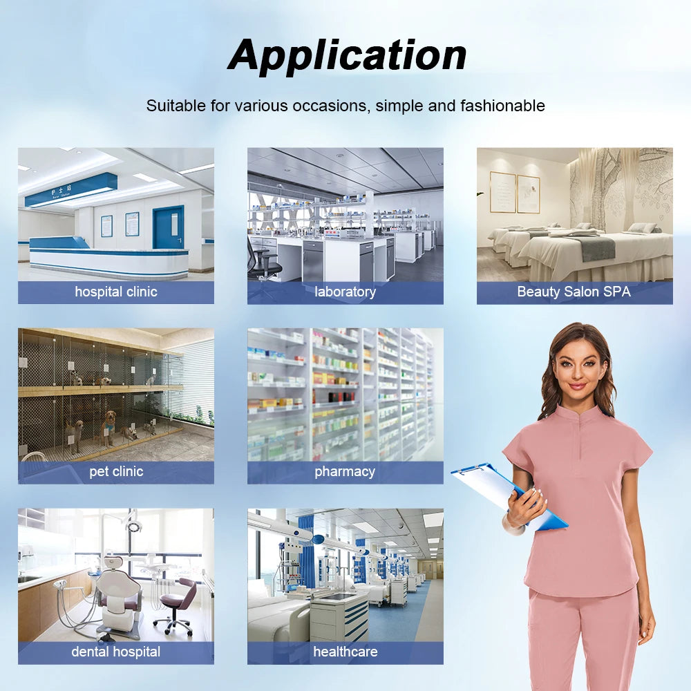 Unisex Surgical Uniforms for Doctors, Nurses, and Professionals in Hospital, Dental Clinic, and Veterinary Clinic