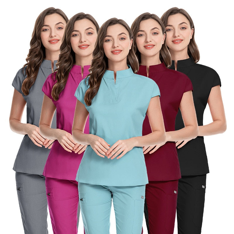 medical comfortable stylish scrub set