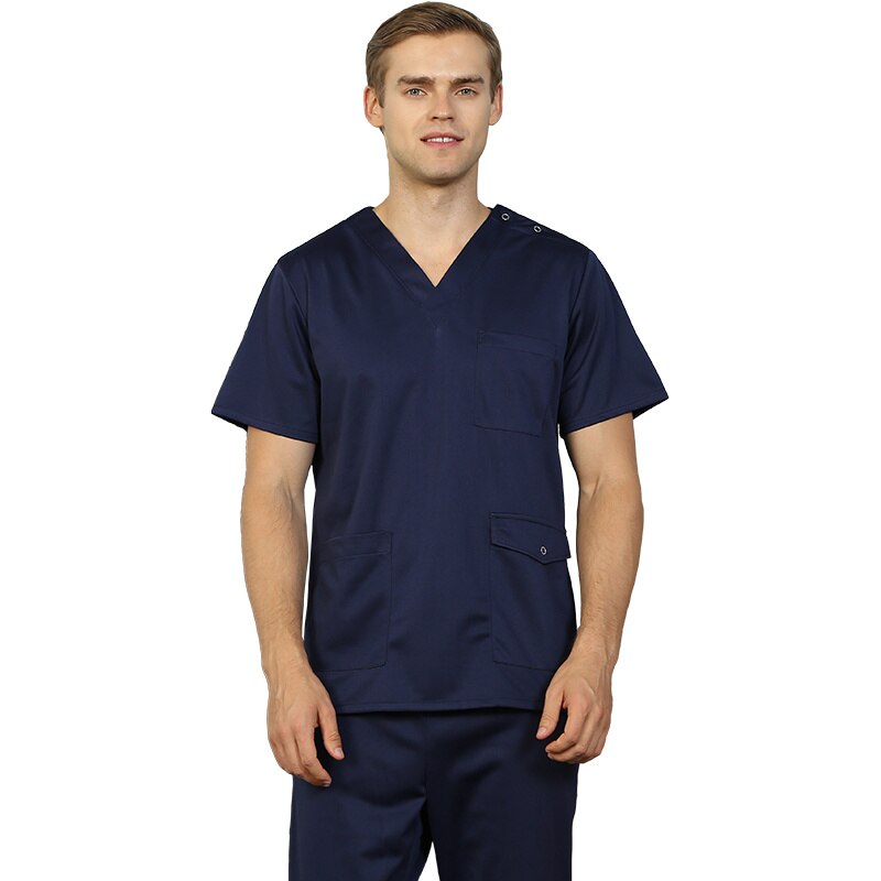 Solid Color Scrubs Set Anti-static