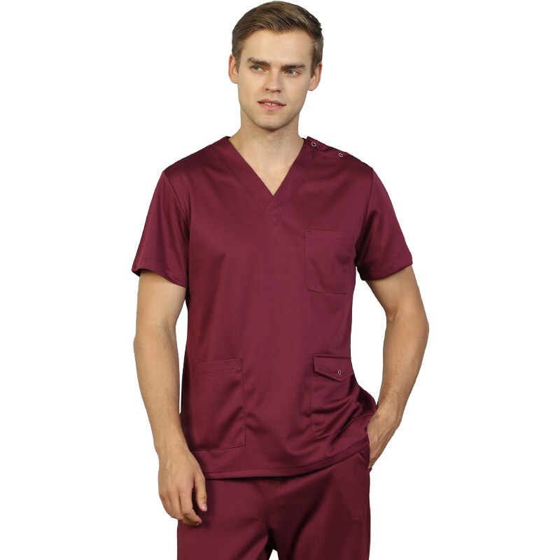 Solid Color Scrubs Set Anti-static