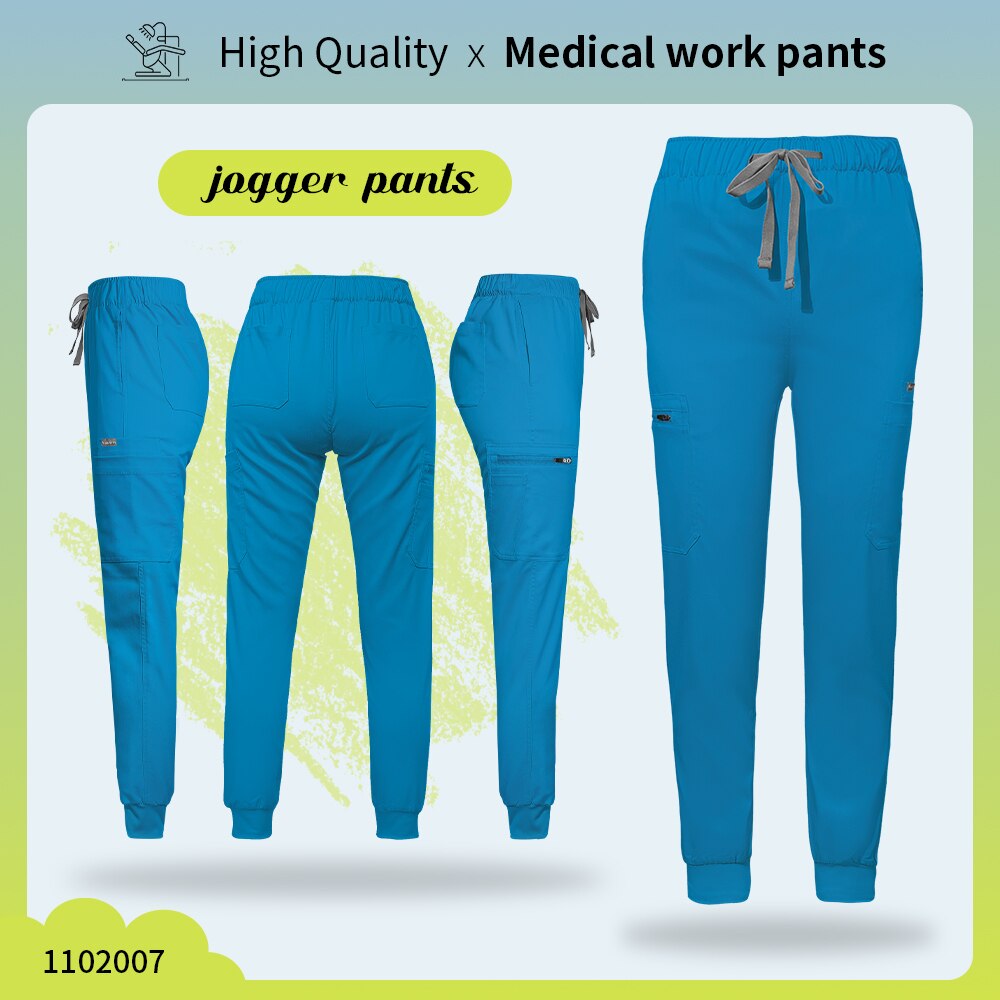 Solid color nursing jogger pants with drawstring