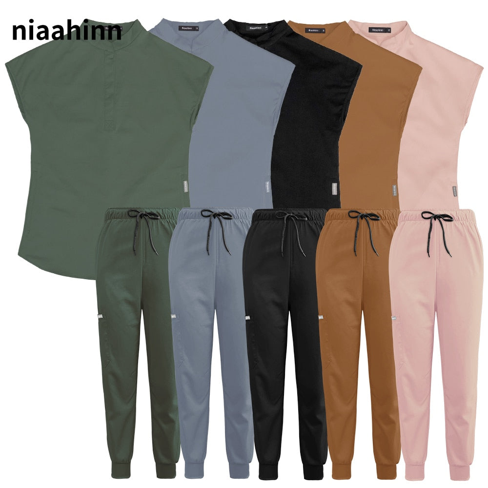 High Quality Scrub Uniform Jogging Pants set