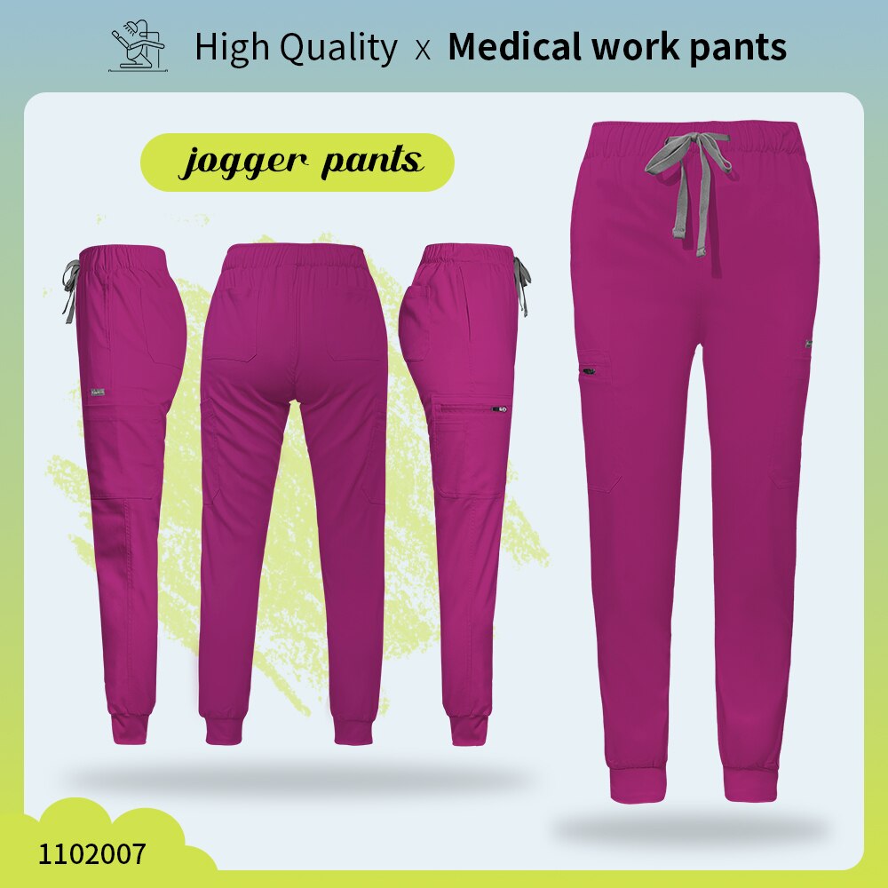 Solid color nursing jogger pants with drawstring