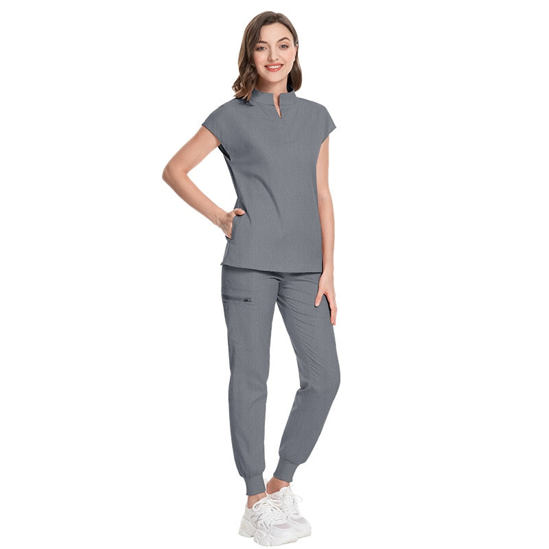 medical comfortable stylish scrub set