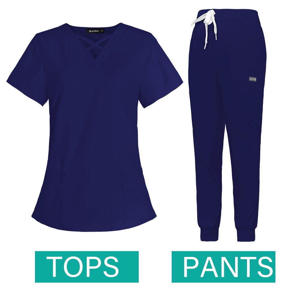 Women Plus Size short sleeved scrub uniform