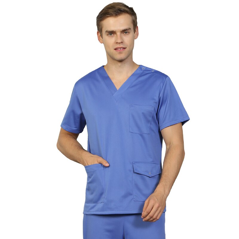 Solid Color Scrubs Set Anti-static