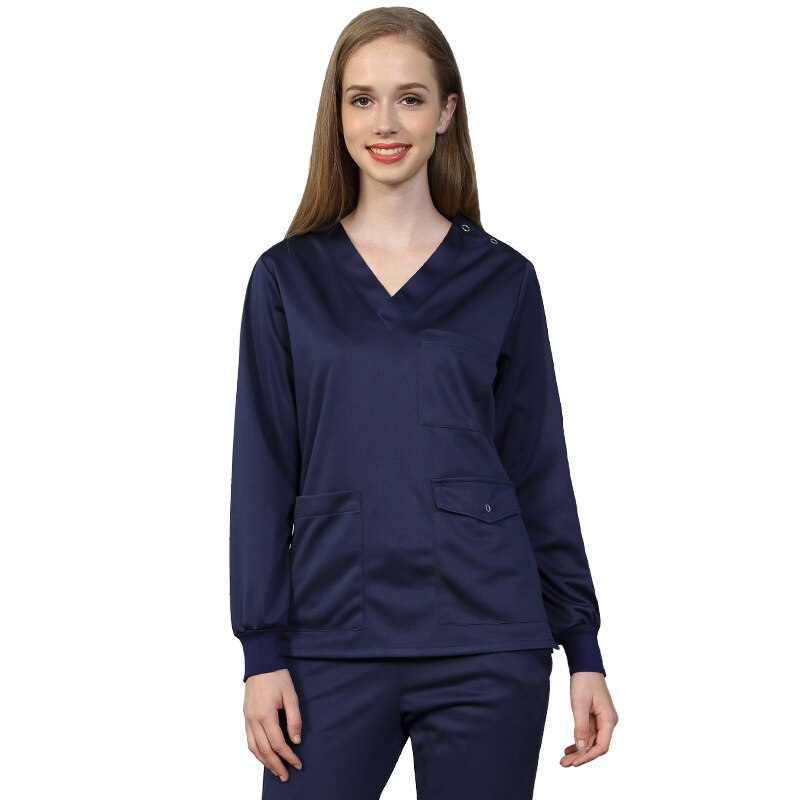 Solid Color Scrubs Set Anti-static