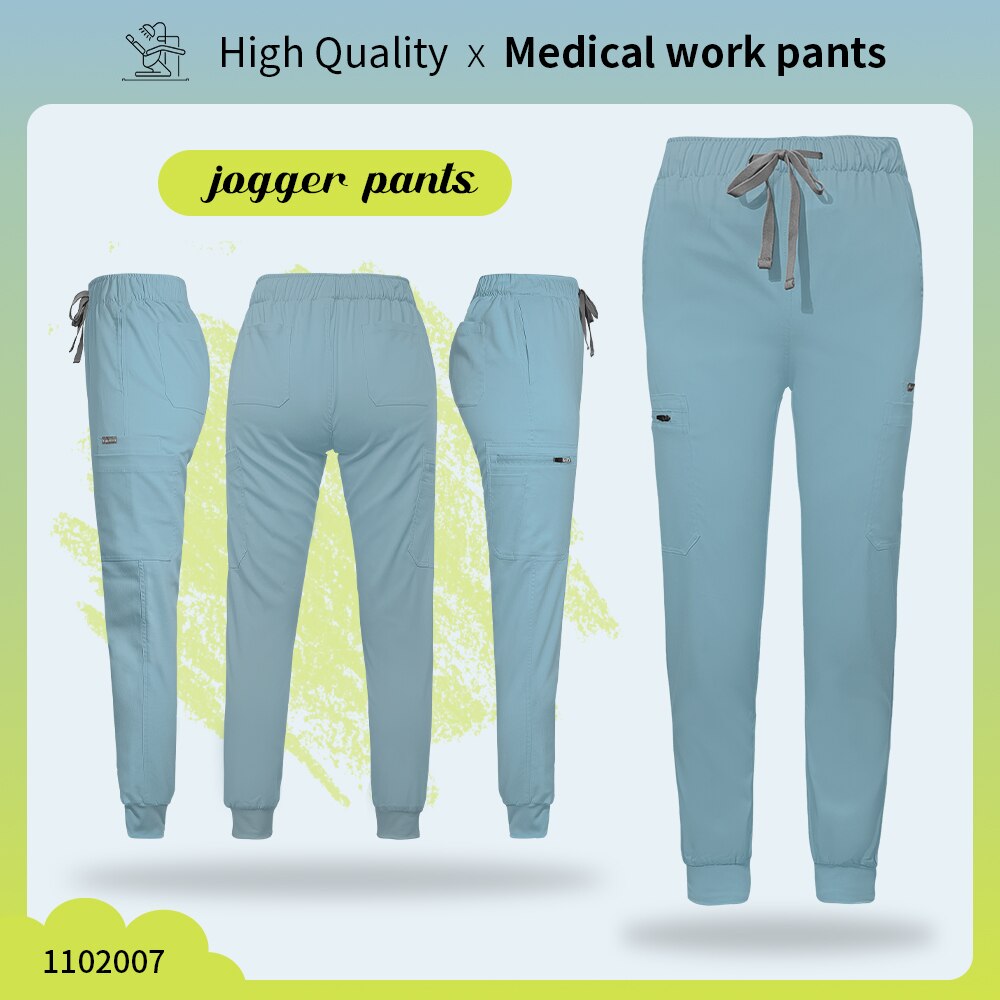 Solid color nursing jogger pants with drawstring