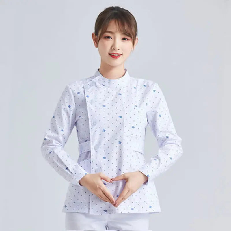 Nurse Scrubs Set: Medical Uniforms for Work - Tops and Pants"