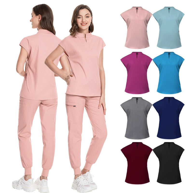 medical comfortable stylish scrub set